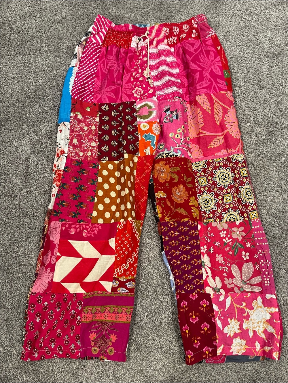 Kathmandu Imports Patchwork Boho Hippie Lounge Pants Unisex One Size XL